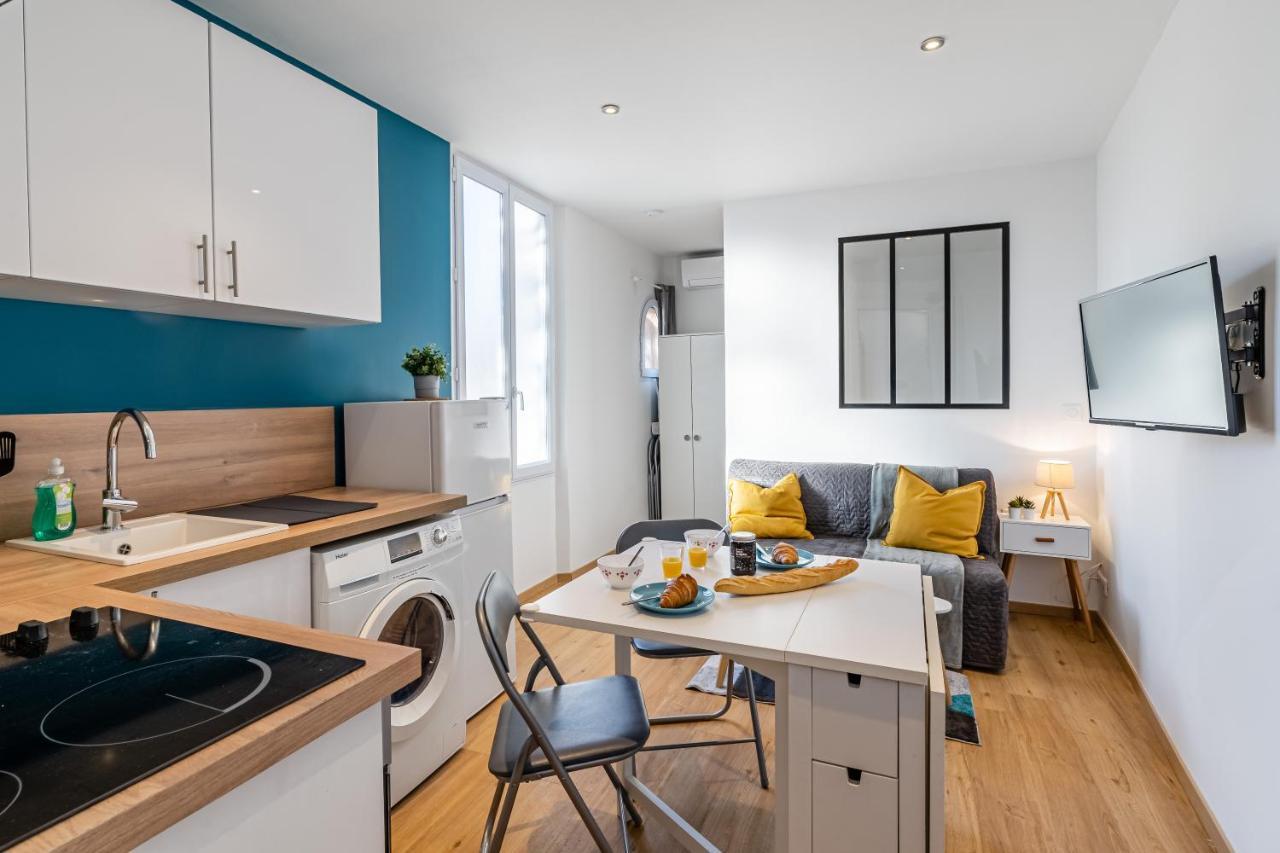 Appartement Logement entier T1bis, 4personnes, climatisé,calme à Toulon Extérieur photo